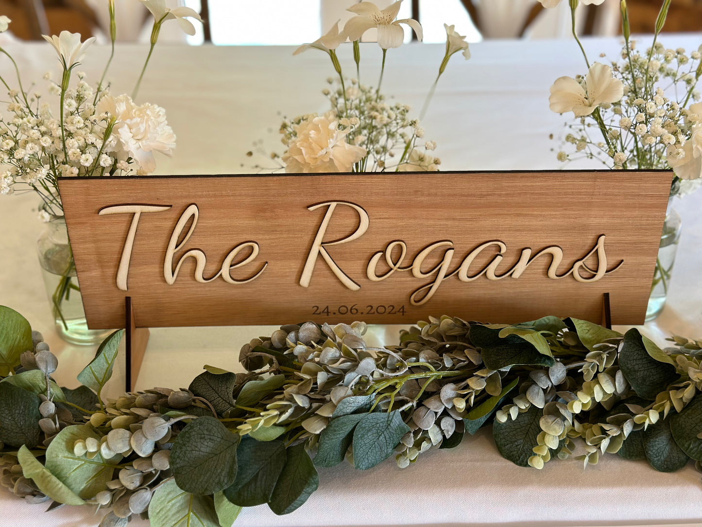 Wooden sign