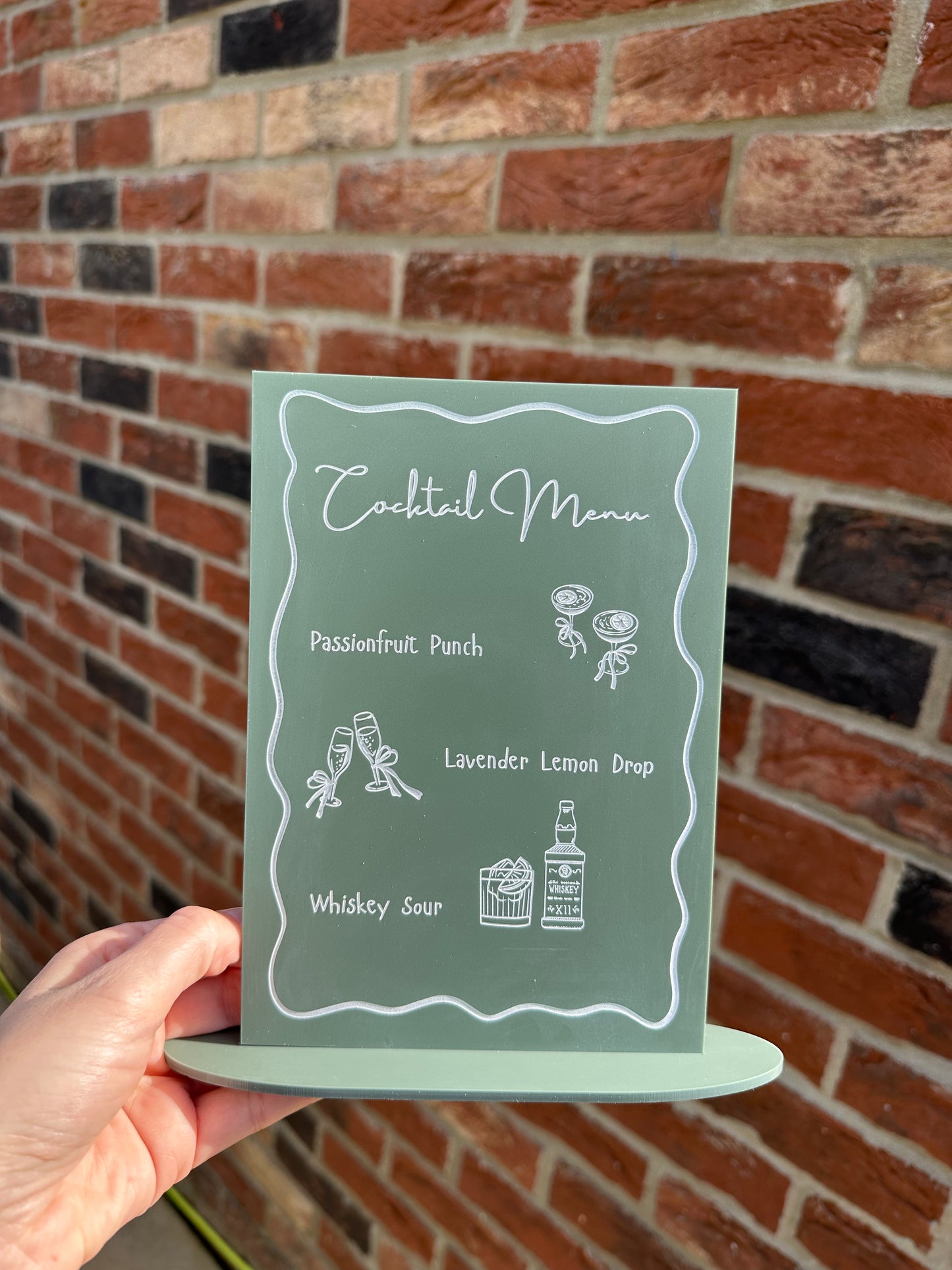 Oliver green Cocktail Menu