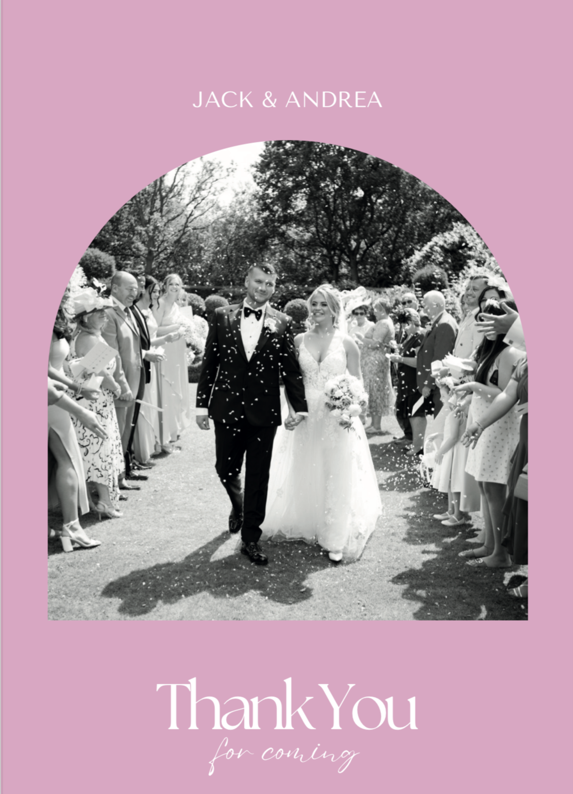 THANK YOU CARD - ARCH