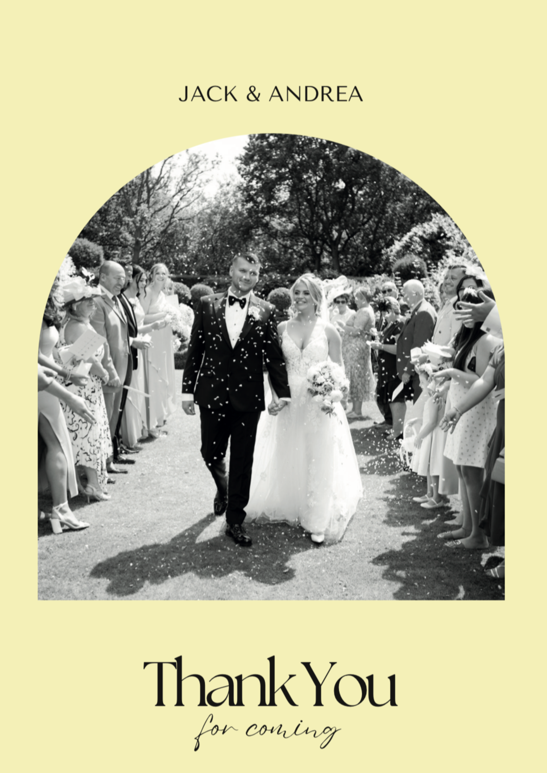 THANK YOU CARD - ARCH