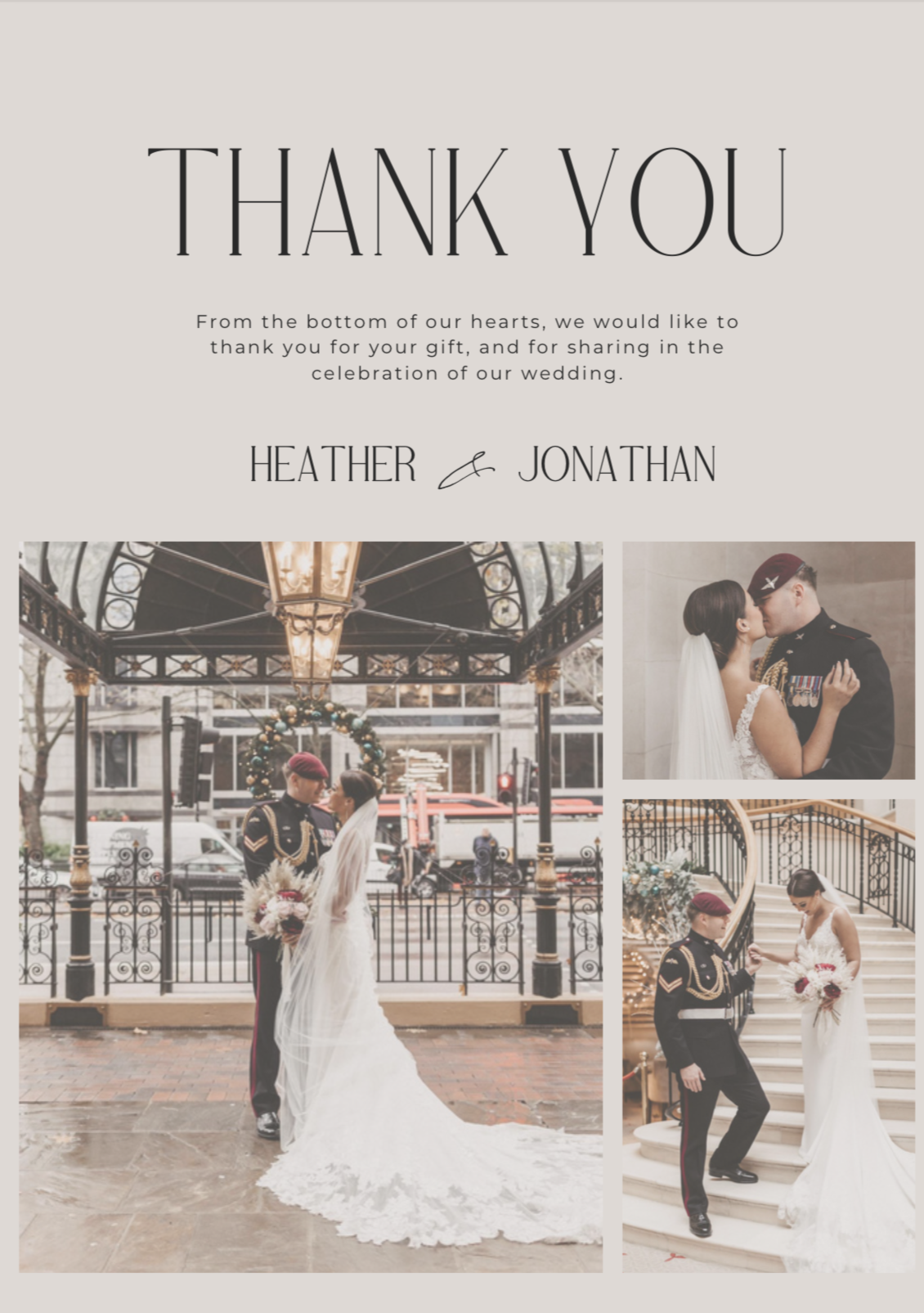 THANK YOU CARD - NEUTRALS